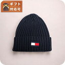 トミーヒルフィガー TOMMY HILFIGER ニット帽 TH100068C-415 メンズ レディース ネイビー 帽子