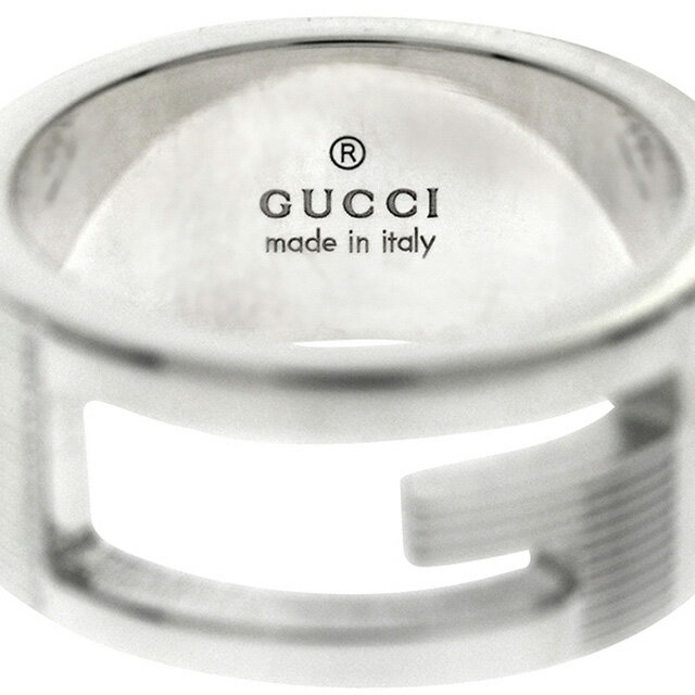 グッチ GUCCI ユニセックス リング 指輪 JP14号 032660-09840-8106-15 シルバー ブ...
