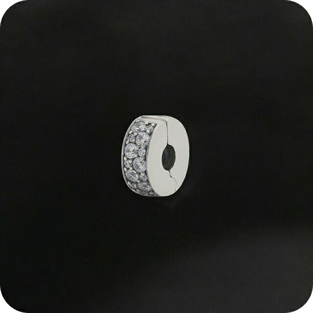 �������+9�ܡ��ݥ����UP�� �ѥ�ɥ� PANDORA Clear Pav Clip Charm �֥쥹��åȥ��㡼�� 791817CZ ��ǥ����� ����С�...