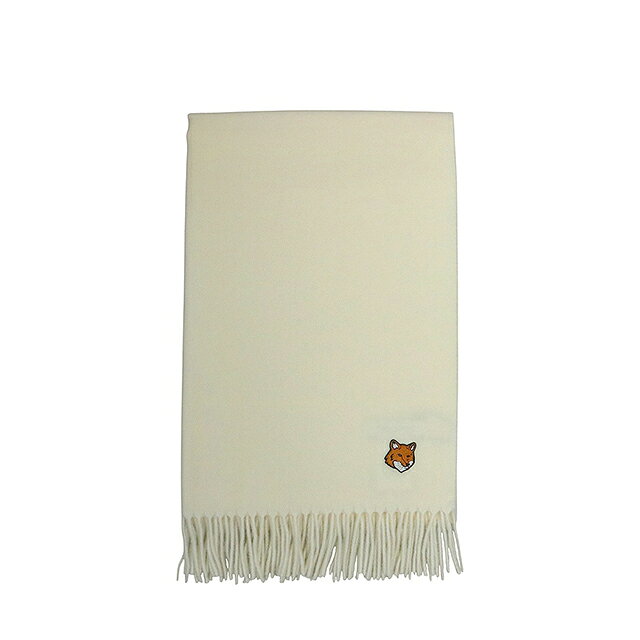 メゾンキツネ MAISON KITSUNE FOX HEAD SCARF マフラー ストール PM06201WB0044-P2...