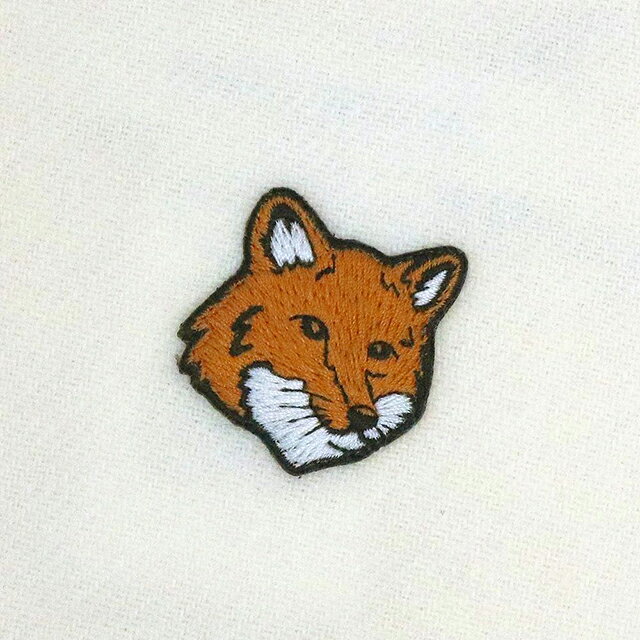メゾンキツネ MAISON KITSUNE FOX HEAD SCARF マフラー ストール PM06201WB0044-P2...