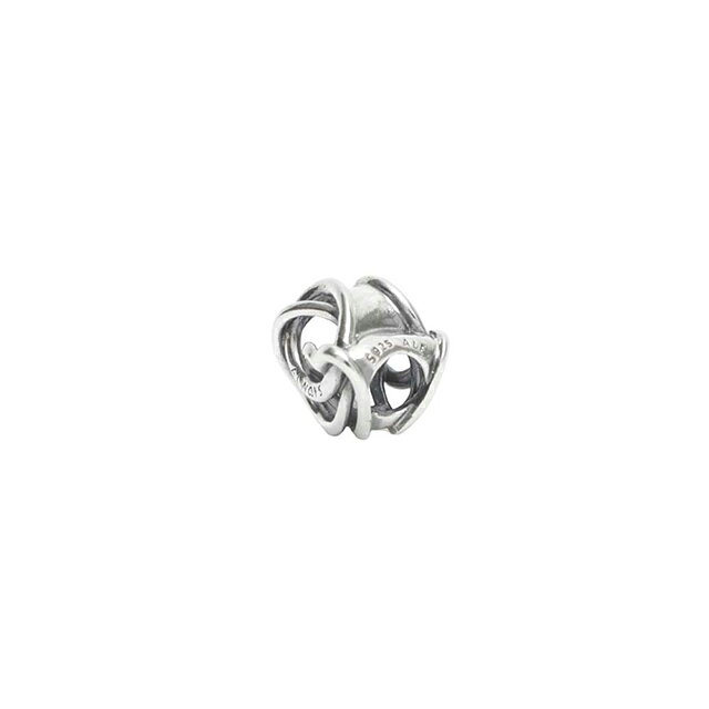 Infinitownのパンドラ PANDORA Moments Family Always Encircled Heart Charm チャーム 791507c00 レディース シルバー ブランド｜アングル2