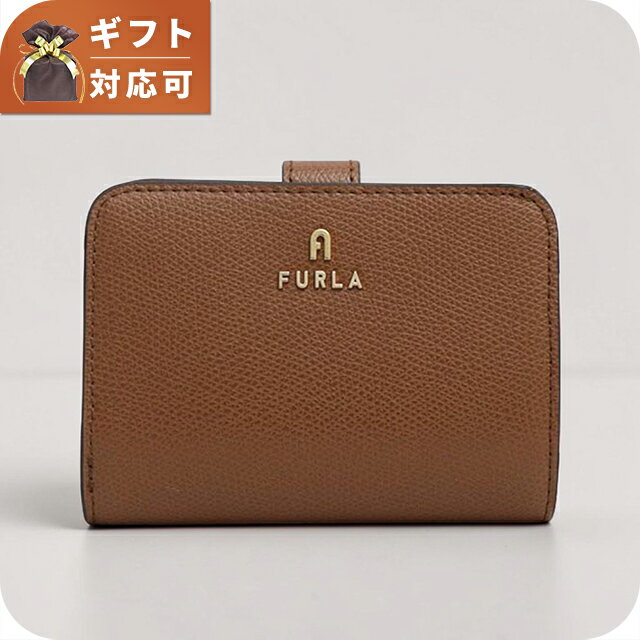 フルラ FURLA CAMELIA S COMPACT WALLETS 二つ折り財布 二折財布 wp00315-are000-03b00 レディース ブラウン ブランド ウォレット 高級 おしゃれ プレゼント 実用的