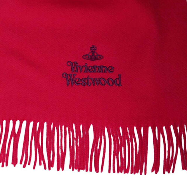 ヴィヴィアンウエストウッド VIVIENNE WESTWOOD マフラー 26-W00Q7-H401-RED レデ...