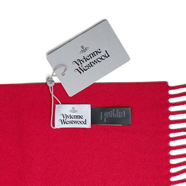 ヴィヴィアンウエストウッド VIVIENNE WESTWOOD マフラー 26-W00Q7-H401-RED レデ...