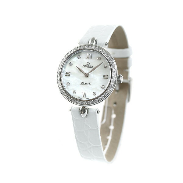 オメガ 時計 デビル プレステージ デュードロップ 27mm ダイヤモンド 424.18.27.60.55.001 レディース OMEGA 腕時計 ブランド 新品 成人祝い プレゼント ギフト
