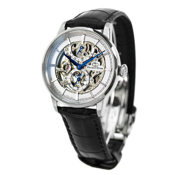 オリエントスター スケルトン 手巻き RK-AZ0002S 銀河 腕時計 メンズ スケルトン ブラック SKELETON ブランド おしゃれ 防水 プレゼント 男性 実用的