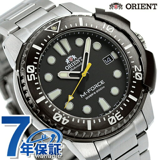 オリエント 70周年 記念モデル スポーツ M-FORCE 自動巻き メンズ 腕時計 RN-AC0L01B ORIENT エムフォース ブラック 時計 黒 ブランド おしゃれ 防水 プレゼント 男性 実用的