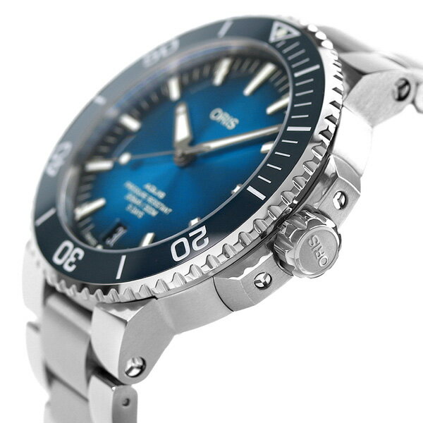 オリス アクイス デイト キャリバー400 ダイバーズウォッチ メンズ 腕時計 ブランド 400 7763 4135-07 8 24 09PEB ORIS ブルーグラデーション 記念品 プレゼント ギフト