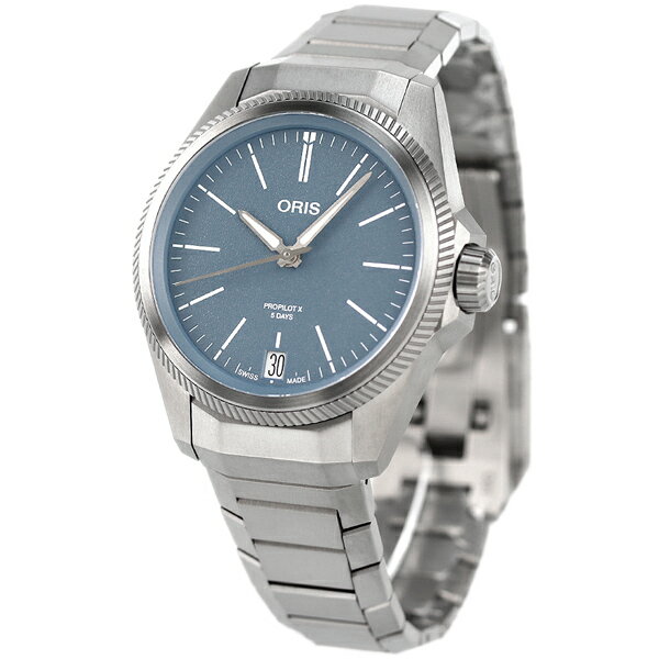 オリス 腕時計（メンズ） オリス 腕時計 ブランド プロパイロットX キャリバー400 39mm スイス製 自動巻き メンズ 400 7778 7155 7 20 01TLC ORIS ブルー 記念品 ギフト 父の日 プレゼント 実用的