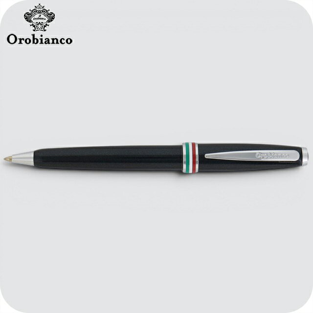 正規品 オロビアンコ ボールペン ブランド アウラ 中国製 1953346 Orobianco ジェットブラックCT ◆1996年イタリア・ミラノ近郊創設のバック発祥ブランド。職人技と最新技術を融合し、鮮やかなカラーと抜け感のあるフォルムで機能性も兼ね備えた製品を展開。現在はバッグにとどまらず、衣食住を網羅する総合ライフスタイルブランドへ躍進。 ペン先に向かう優しいカーブが特徴的です。 「Aura（アウラ）」とは、イタリア語でオーラ、雰囲気を意味し使う人の個性や魅力を引き立てるような存在感のあるボールペンです。ラメ入りの光沢感のあるボディ中央にはイタリアのトリコロールを配したエレガントな仕上がりになっています。オロビアンコ ボールペン Orobianco アウラ 1953346 ジェットブラックCT品番1953346素材ステンレススチール（ラッカー仕上げ））カラージェットブラックCTサイズ長さ×軸径：約141×12mm重さ約30g原産国/製造国中国製仕様回転式ファッション小物の商品一覧はこちら♪