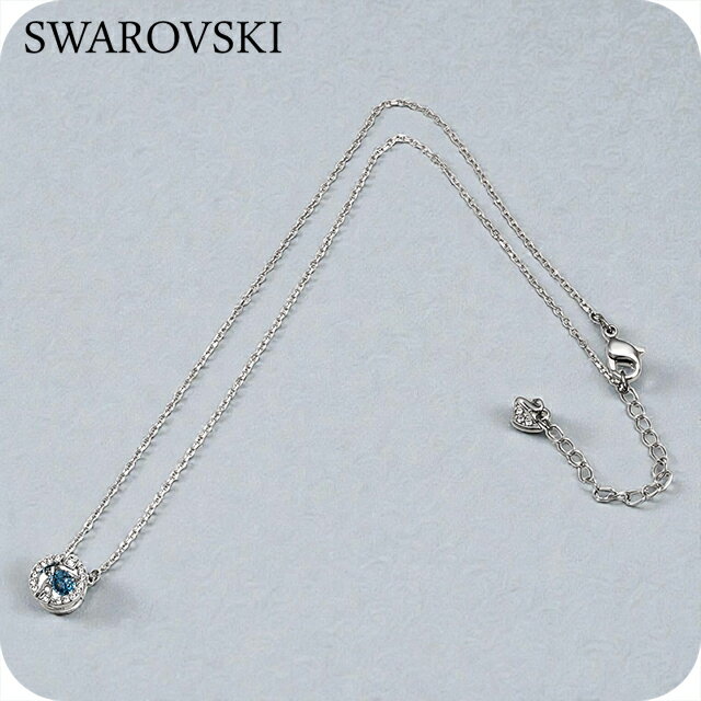 Garnet - スワロフスキー ネックレス レディース ブランド SWAROVSKI Una ペンダント スワロフスキー 5279425 シルバー ブルー アクセサリー