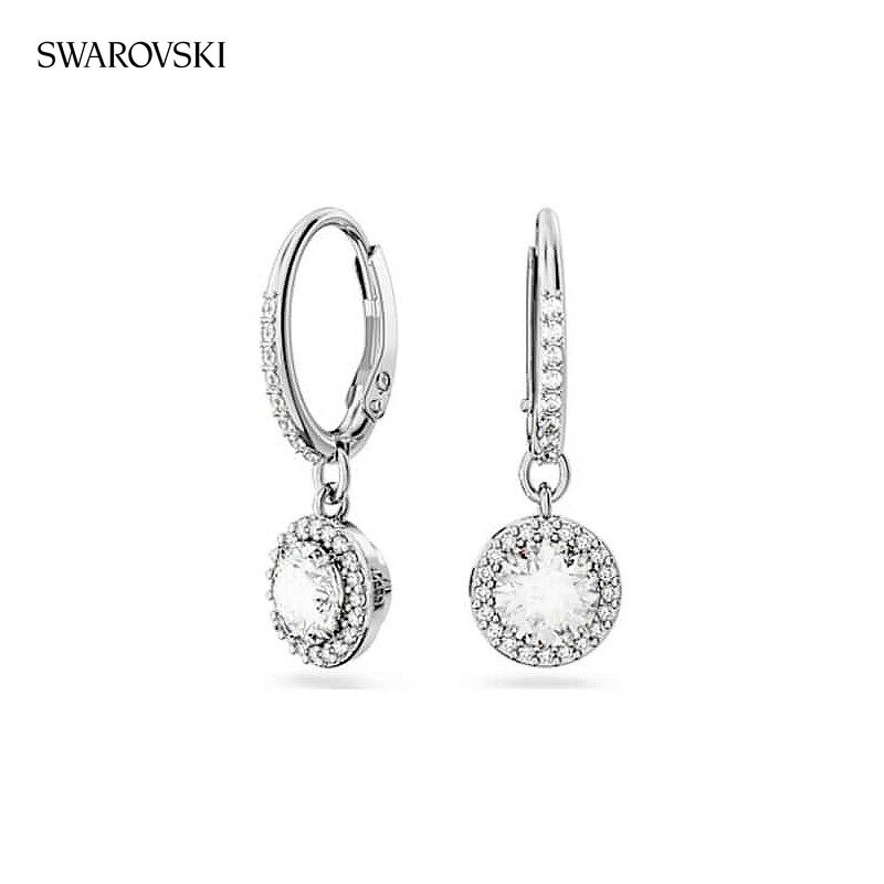 スワロフスキー ピアス レディース ブランド SWAROVSKI Una Angelic フープ スワロフスキー 両耳用 5636270 シルバー アクセサリー