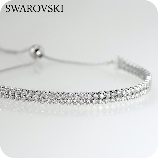 Pink - スワロフスキー ブレスレット レディース ブランド SWAROVSKI Matrix スワロフスキー 5678252 シルバー アクセサリー