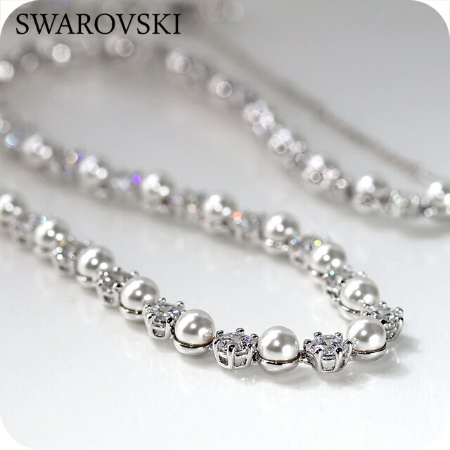 スワロフスキー ネックレス レディース ブランド SWAROVSKI Matrix Tennis ペンダント スワロフスキー 5689623 シルバー アクセサリー