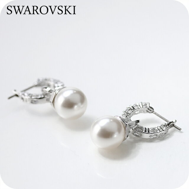 スワロフスキー ピアス レディース ブランド SWAROVSKI Matrix フープ スワロフスキー 両耳用 5691716 シルバー アクセサリー