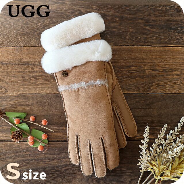 �������+9�ܡ��ݥ����UP�� ���� ���� ��ǥ����� �֥��� UGG SHEEPSKIN SEAMED GLOVE S������ 17371 Chestnut ...