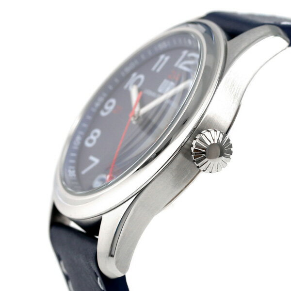 URBAN RESEARCH 3針デイト 革ベルト メンズ 腕時計 ブランド UR001-02 アーバンリサーチ ブルー 時計 ギフト プレゼント 実用的