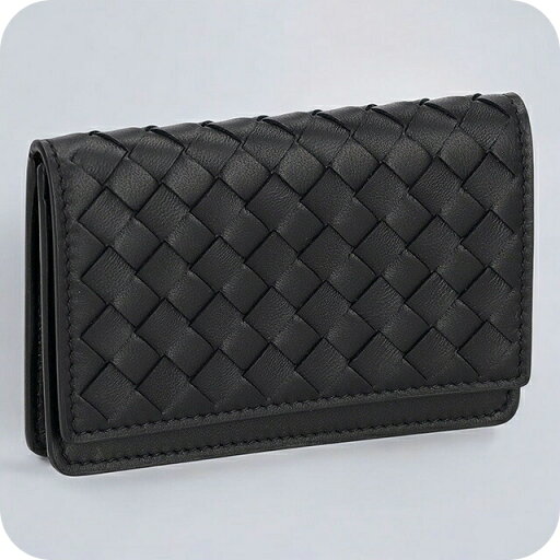 ボッテガ・ヴェネタ 名刺入れ メンズ レディース ブランド BOTTEGA VENETA イントレチャート レザー 174646 V3UN1 1275 ブラック ボッテガ・ヴェネタ 名刺入れ メンズ レディース ブランド BOTTEGA VENETA イントレチャート レザー 174646 V3UN1 1275 ブラック