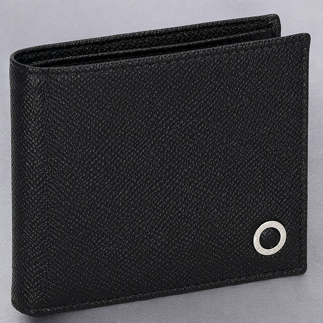 ブルガリ 二つ折り財布 メンズ ブランド BVLGARI 280287 BLK ブラック