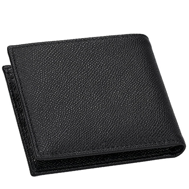 ブルガリ 二つ折り財布 コンパクト メンズ BVLGARI 280287 BLK ブラック ウォレッ...