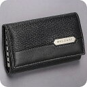 \今ならさらに+9倍/ ブルガリ キーケース メンズ レディース ブランド BVLGARI レザー 280887 BLK ブラック