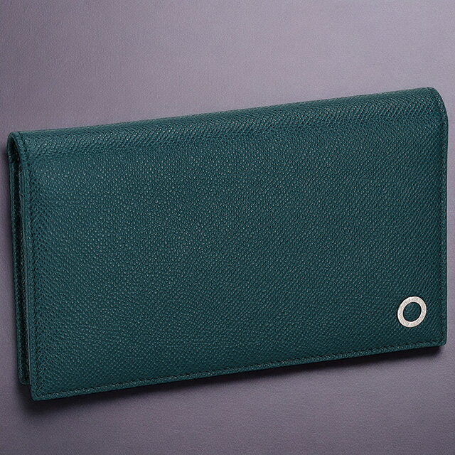 U, 吉 - ブルガリ 長財布 メンズ ブランド BVLGARI 282102 TEATO ブルーグリーン