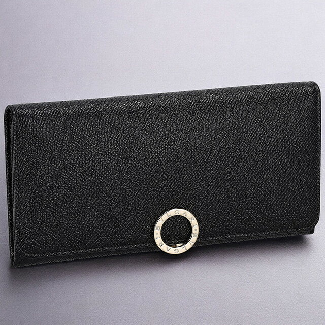 美品✨ブルガリ BVLGARI ロゴリング 長財布 ブラック バイカラー 美品✨ブルガリ BVLGARI ロゴリング 長財布 ブラック バイカラー 美品