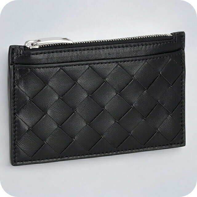 ボッテガ・ヴェネタ コインケース メンズ レディース ブランド BOTTEGA VENETA イントレチャート レザー 608784 V48C3 8803 ブラ...