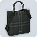 バ−バリ− トートバッグ メンズ ブランド BURBERRY チェック...(4)