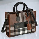 \今ならさらに+9倍/ バ-バリ- ハンドバッグ レディース ブランド BURBERRY チェック 8069661 ブラウン
