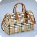 \今ならさらに+9倍/ バ-バリ- ハンドバッグ レディース ブランド BURBERRY チェック 8071355 ベージュ