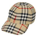 バ−バリ− キャップ メンズ レディース ブランド BURBERRY 8075641 L ベージュ