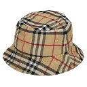 バ−バリ− ハット メンズ レディース ブランド BURBERRY 8075657 L ベージュ