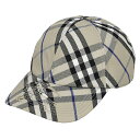 バ−バリ− キャップ メンズ レディース ブランド BURBERRY チェック 8085722 L ベージュ