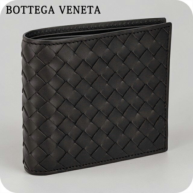 ボッテガ・ヴェネタ 二つ折り財布 二折財布 メンズ ブランド BOTTEGA VENETA 113993-V47W1 2006 ダークブラウン