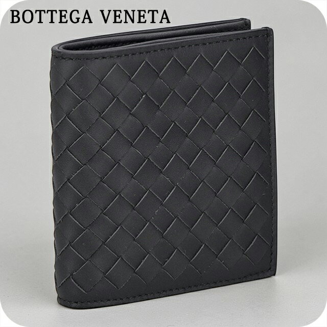 F, H, W - ボッテガ・ヴェネタ 二つ折り財布 二折財布 メンズ ブランド BOTTEGA VENETA 222338-V47W1 2015 ダークグレー