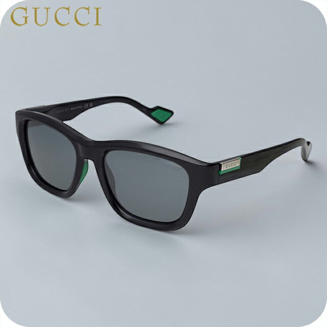 Sunglasses - グッチ サングラス メンズ ブランド GUCCI GG1630S 001 ブラック/グリーン