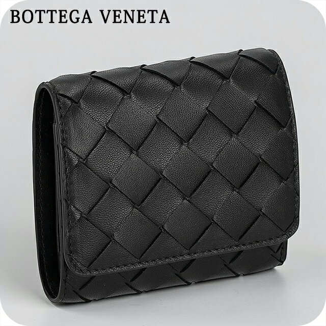 乐天商城 - ボッテガ・ヴェネタ 三つ折り財布 三折財布 レディース ブランド BOTTEGA VENETA レザー Italy 776033-V3UH1 8425 ブラック