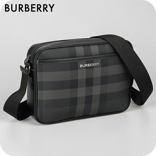 バーバリー ショルダーバッグ メンズ ブランド BURBERRY ROMANIA 8068588 A8800 チャコールグレー 斜めがけ ブランド 高級 おしゃれ プレゼント 男性 実用的 かっこいい