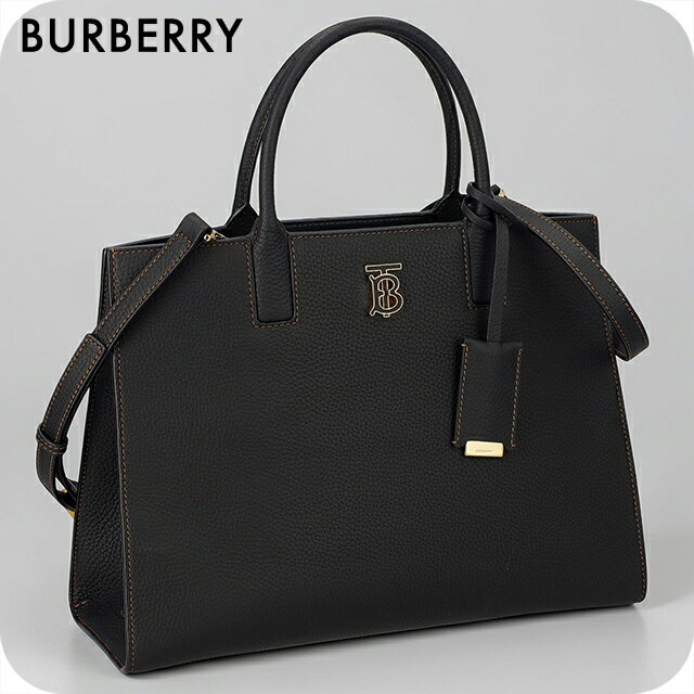 バーバリー ハンドバッグ レディース ブランド BURBERRY ITALY 8072502 ブラック 軽量 小さめ 手提げ 高級 おしゃれ プレゼント 女性 実用的 かわいい