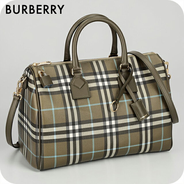 バーバリー ハンドバッグ メンズ レディース ブランド BURBERRY ITALY 8074511 A3791 オリーブグリーン