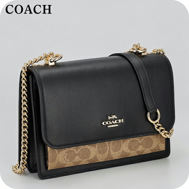 COACH - コーチ ショルダーバッグ レディース ブランド COACH Cambodia CV978 IMXB2 ブラック/ブラウン 斜めがけ 高級 おしゃれ プレゼント 女性 実用的 かわいい