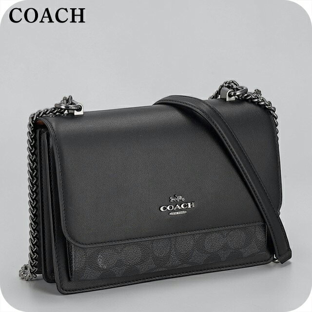 COACH - コーチ ショルダーバッグ レディース ブランド COACH Cambodia CV978 QBMI5 ブラック/チャコール 斜めがけ 高級 おしゃれ プレゼント 女性 実用的 かわいい