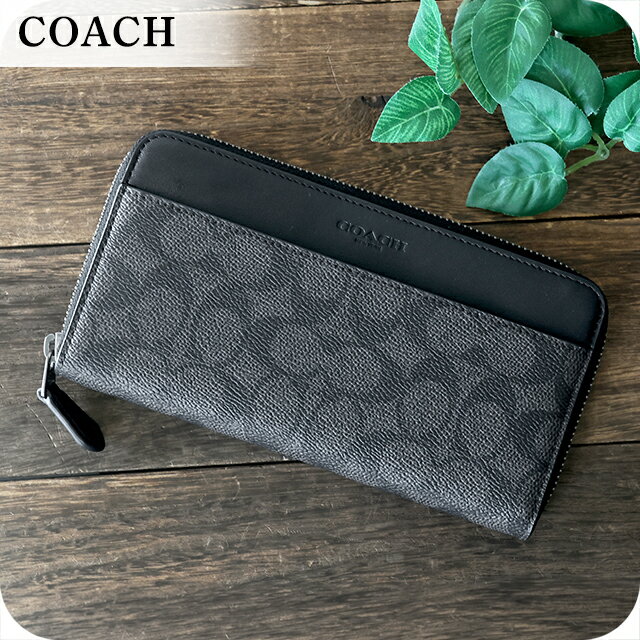 Rakuten - コーチ 長財布 メンズ ブランド COACH Philippines CY405 QBMI5 ブラック/チャコール