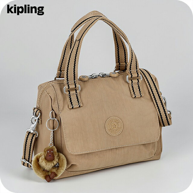 樂天商城 - キプリング ハンドバッグ レディース ブランド Kipling CHINA KI36470NW EARLY TAN P ブラウン 軽量 小さめ 手提げ 高級 おしゃれ プレゼント 女性 実用的 かわいい
