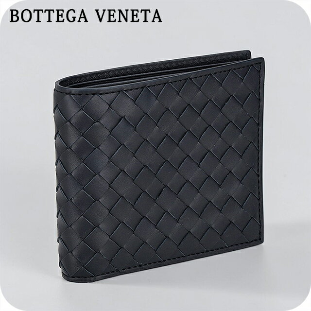 BOTTEGA VENETA - ボッテガ・ヴェネタ 二つ折り財布 二折財布 メンズ ブランド BOTTEGA VENETA Italy 113993-V47W1 8836 ネイビー