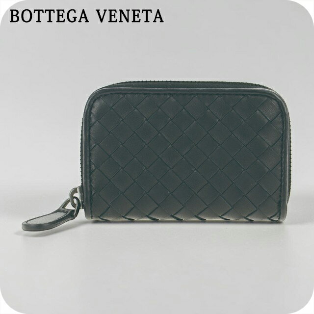 ボッテガヴェネタ コインケース コンパクト レディース ブランド BOTTEGA VENETA ITALY 114075-V001N 1000 ブラック 小銭入れ 小さい 高級 おしゃれ プレゼント 実用的 かわいい
