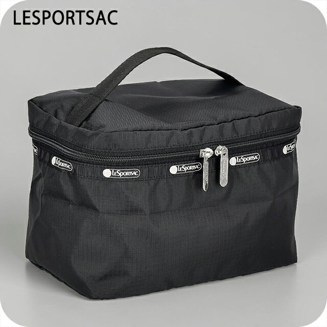 LeSportsac - レスポートサック ポーチ レディース ブランド LeSportsac VIETNAM 3952 JET BLACK L ブラック