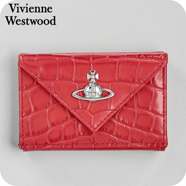 Rakuten - ヴィヴィアン・ウエストウッド 三つ折り財布 三折財布 レディース ブランド Vivienne Westwood China 5115002EW-L0098 CORAL レッド